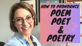 Learn to Pronounce POEM POET POETRY  American English Pronunciation Lesson learnenglish [upl. by Kutzenco]