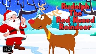 Rudolph The Red Nosed Reindeer Christmas Carols With Lyrics [upl. by Skutchan892]